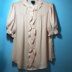Worthington Rose Smoke Blouse